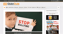 Desktop Screenshot of glutendude.com