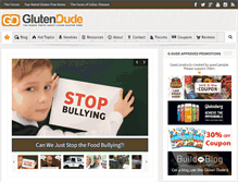 Tablet Screenshot of glutendude.com